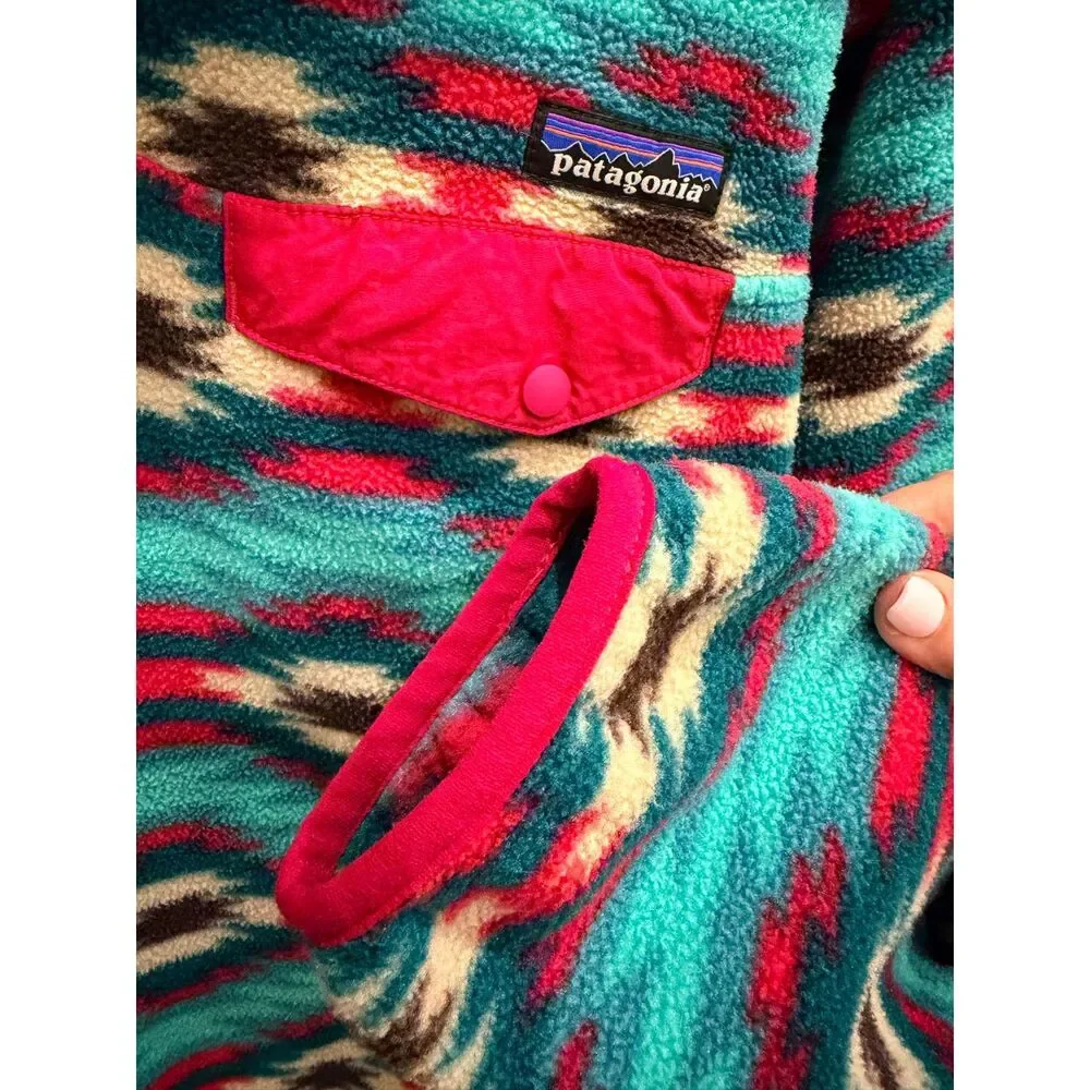 Patagonia Synchilla Snap-T Fleece Women's S 2015 Southwest Geometric Pullover